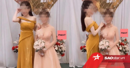 Ăn mặc lộng lẫy hơn cô dâu trong tiệc cưới, cô gái bị dân mạng chỉ trích 'kém duyên'