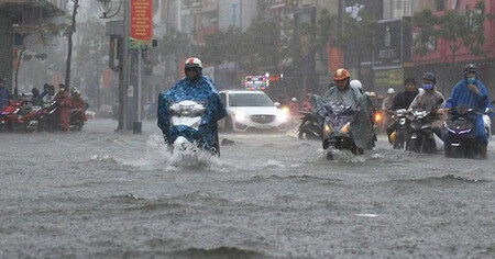 Chiều tối và đêm nay, nhiều khu vực có mưa vừa, mưa to